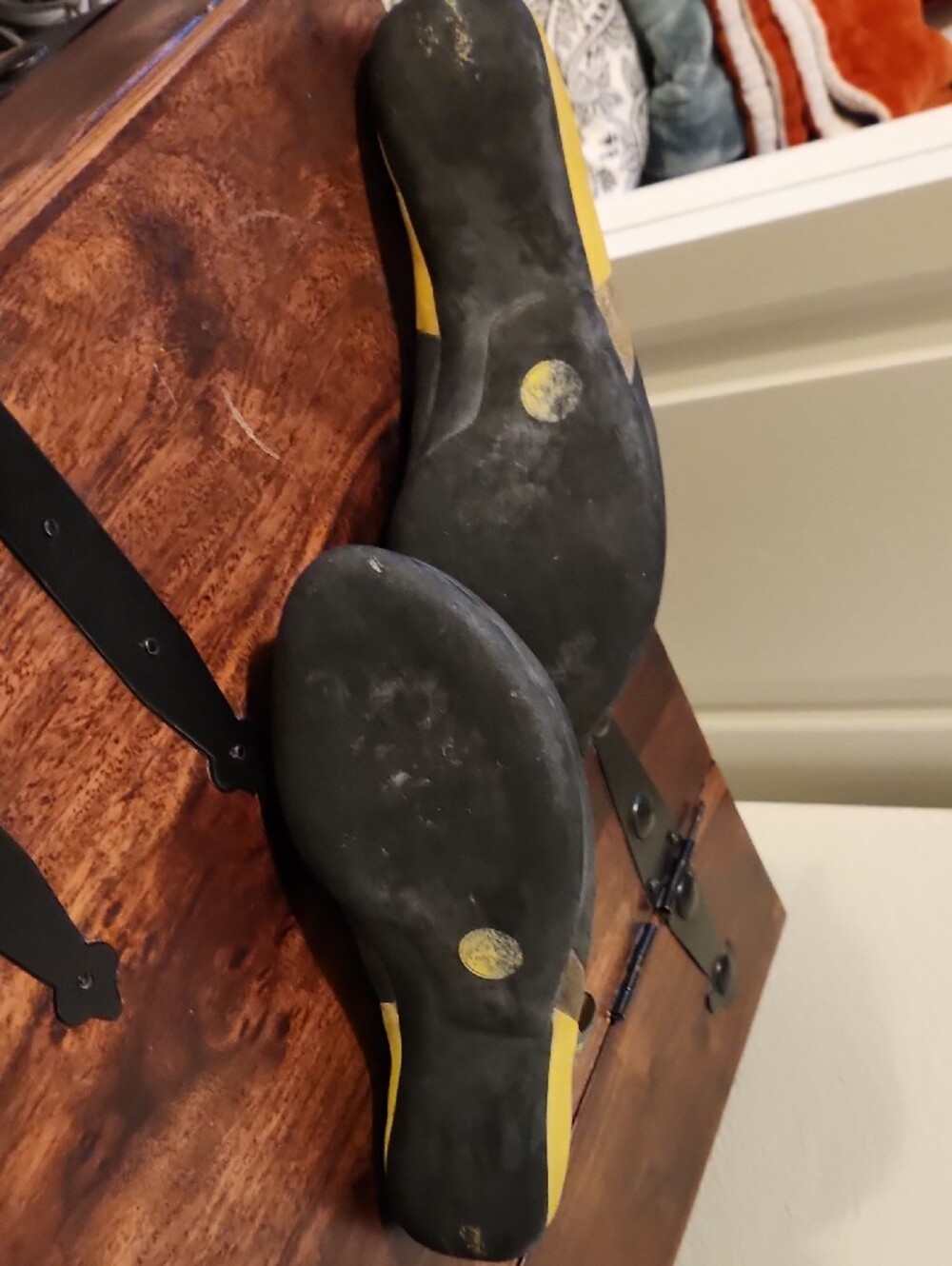 La Sportiva Italian Men's Brown and Black Leather Rock Climbing Shoes  Sz 42 1/2 - Picture 7 of 12
